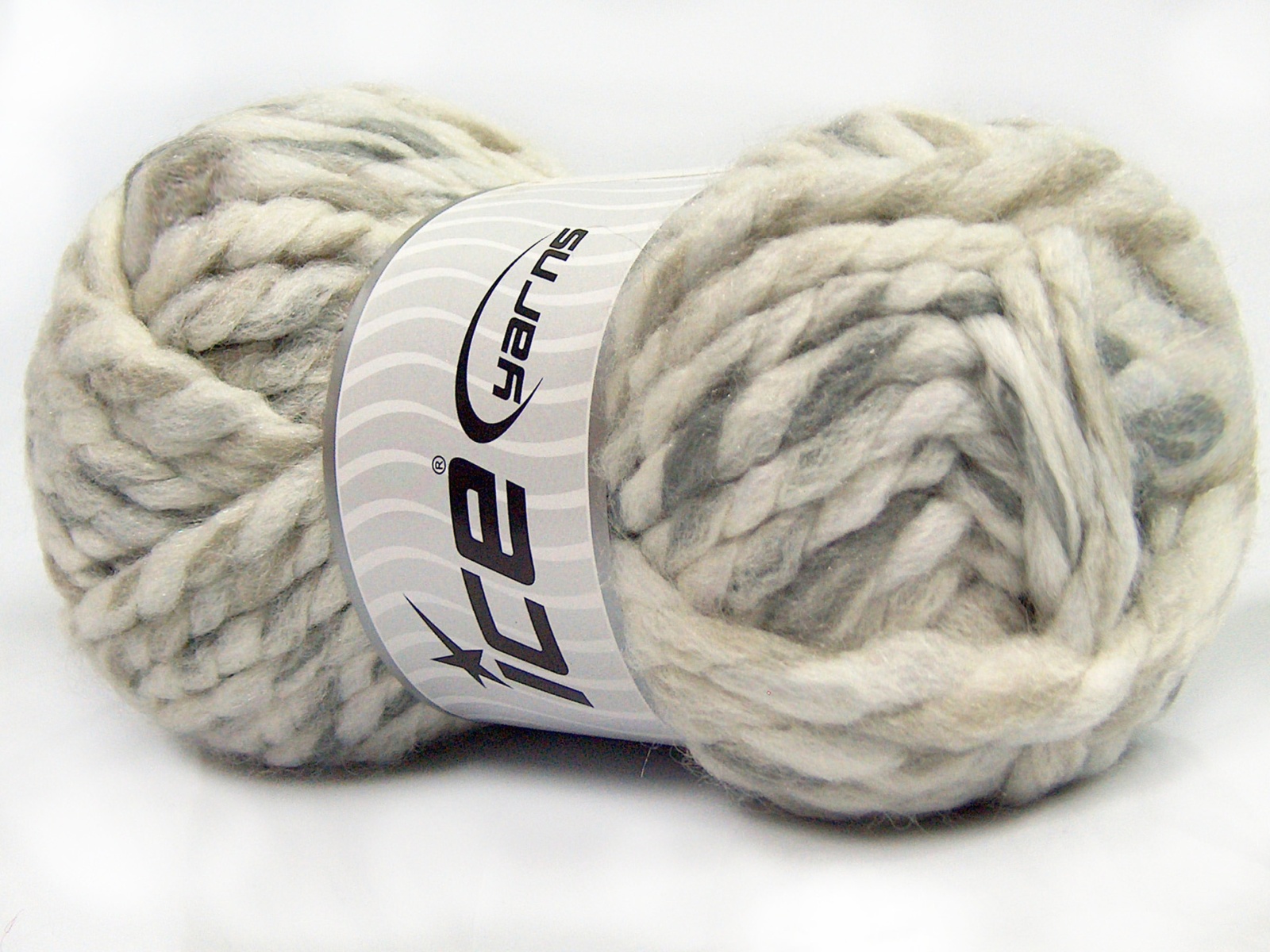 Lot of 4 x 100gr Skeins Ice Yarns ASTORIA (25% Wool) Yarn Grey Shades Cream Camel - photo 2