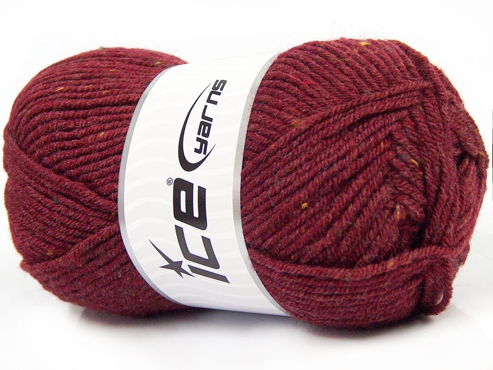 burgundy aran wool