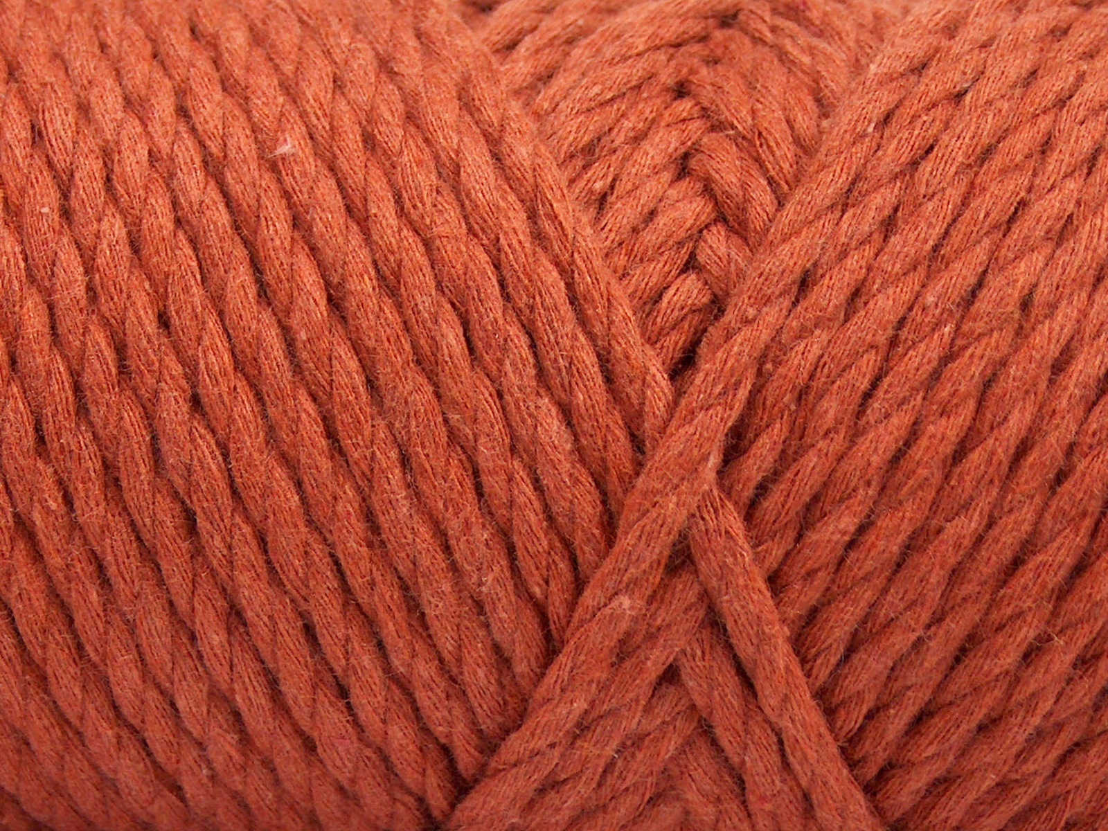 250 gr ICE YARNS COTTON ROPE (100% Cotton) Hand Knitting Yarn Terra Cotta - photo 2