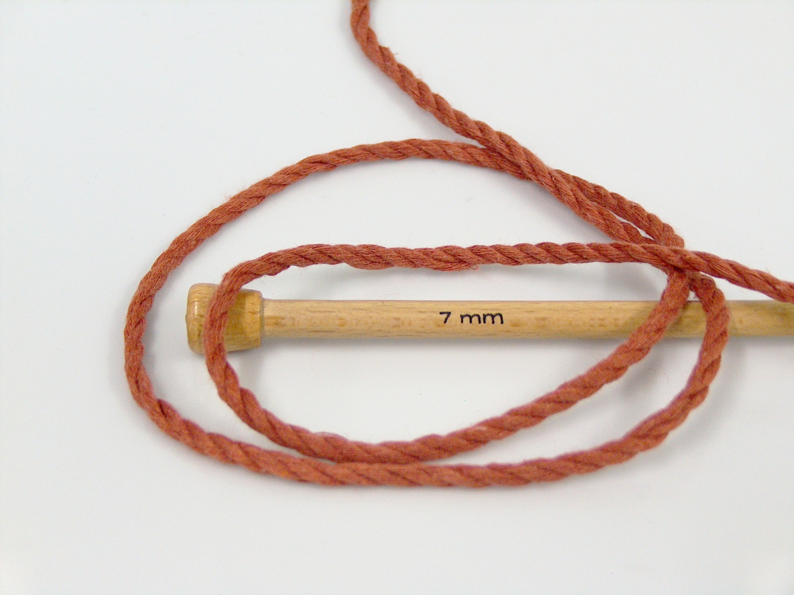 250 gr ICE YARNS COTTON ROPE (100% Cotton) Hand Knitting Yarn Terra Cotta - photo 3