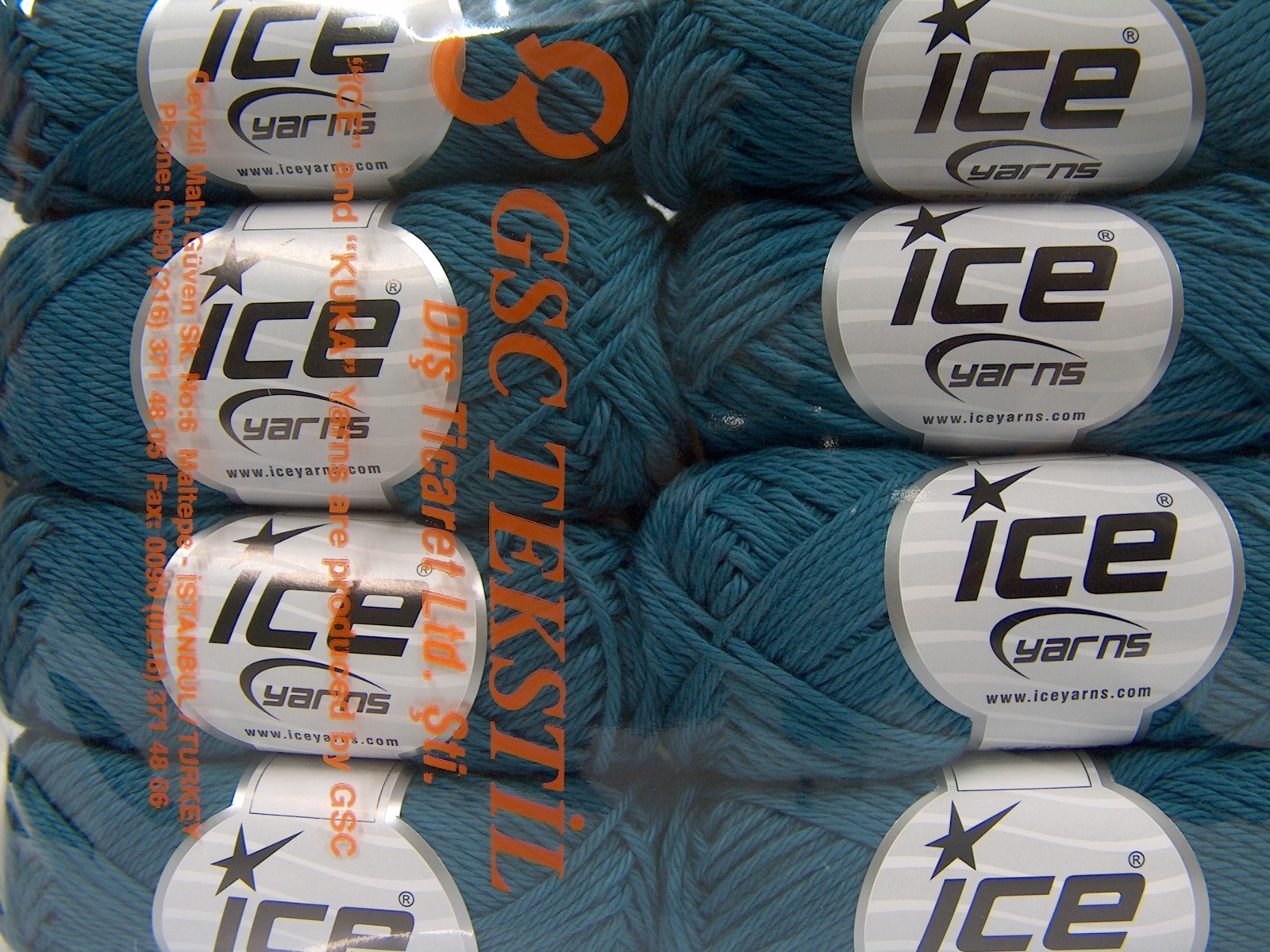 Pure Cotton Koyu Turkuaz