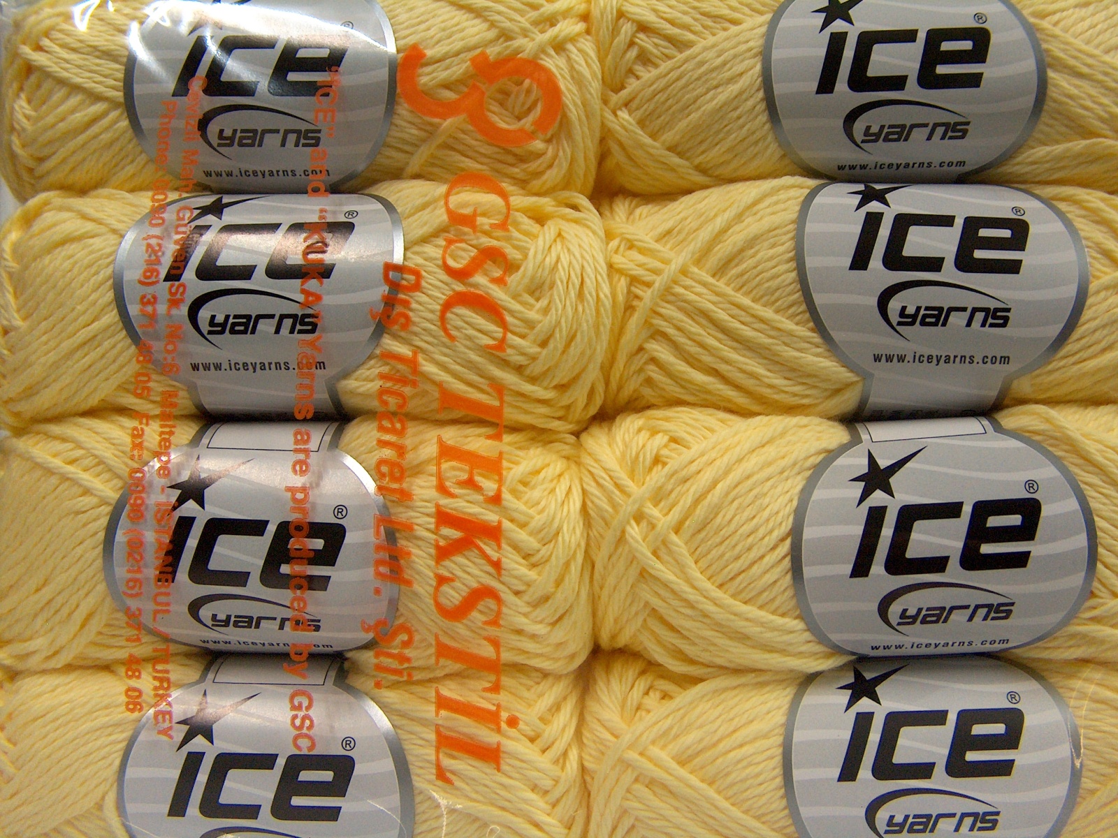 Pure Cotton Sarı