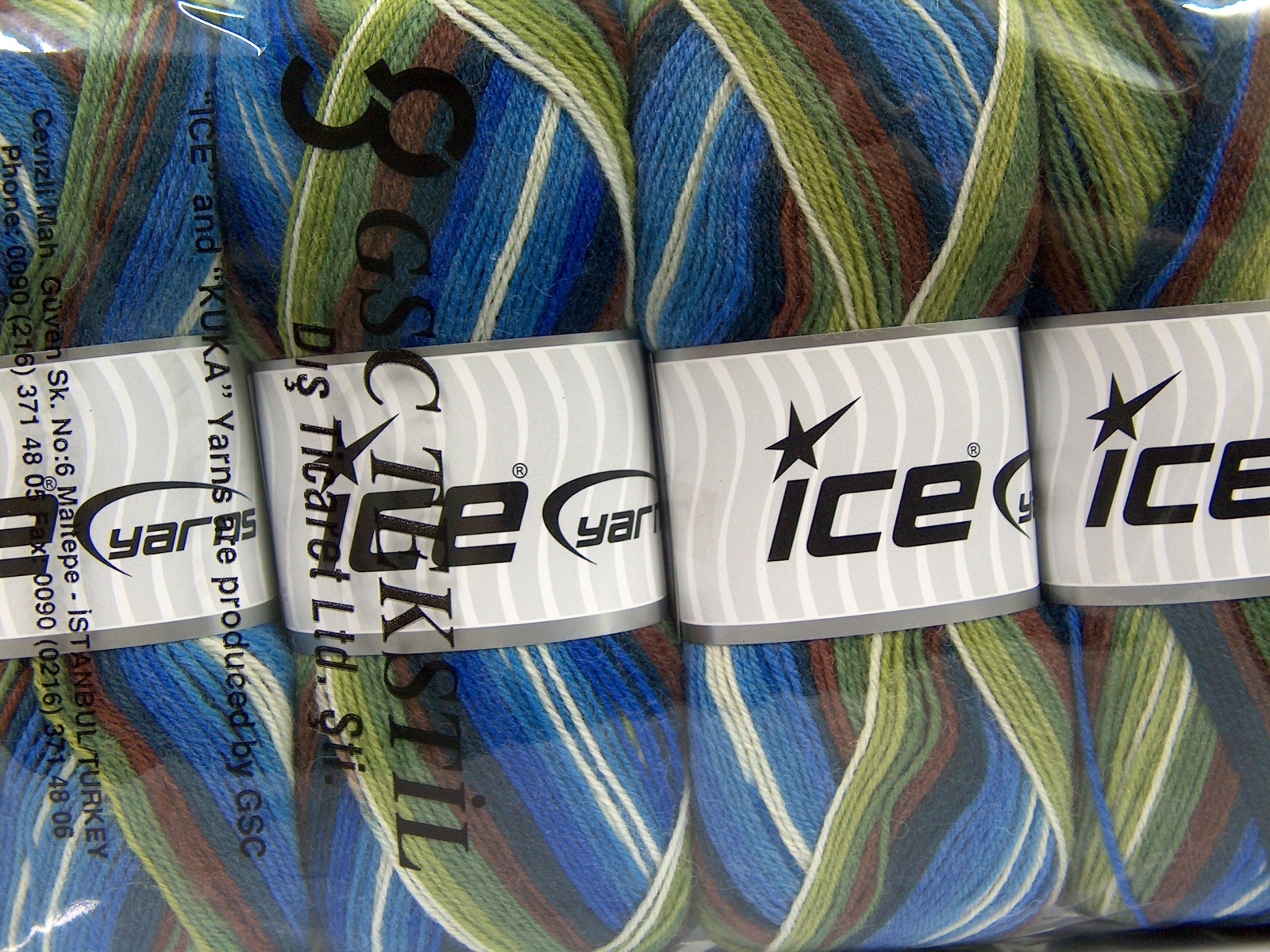 Smart Sock Blue Shades, Green Shades, Cream