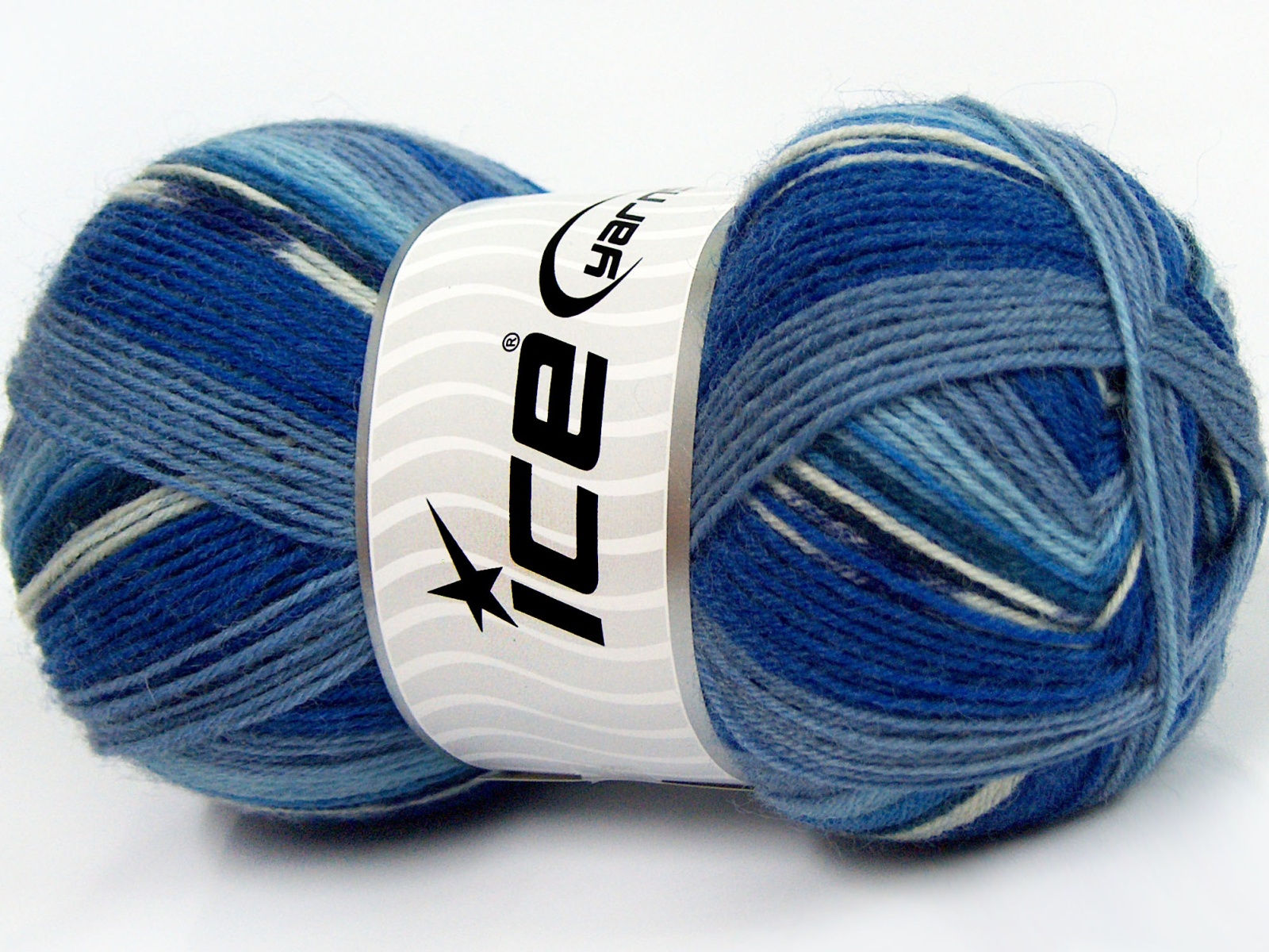 Smart Sock Blue Shades, Purple, White