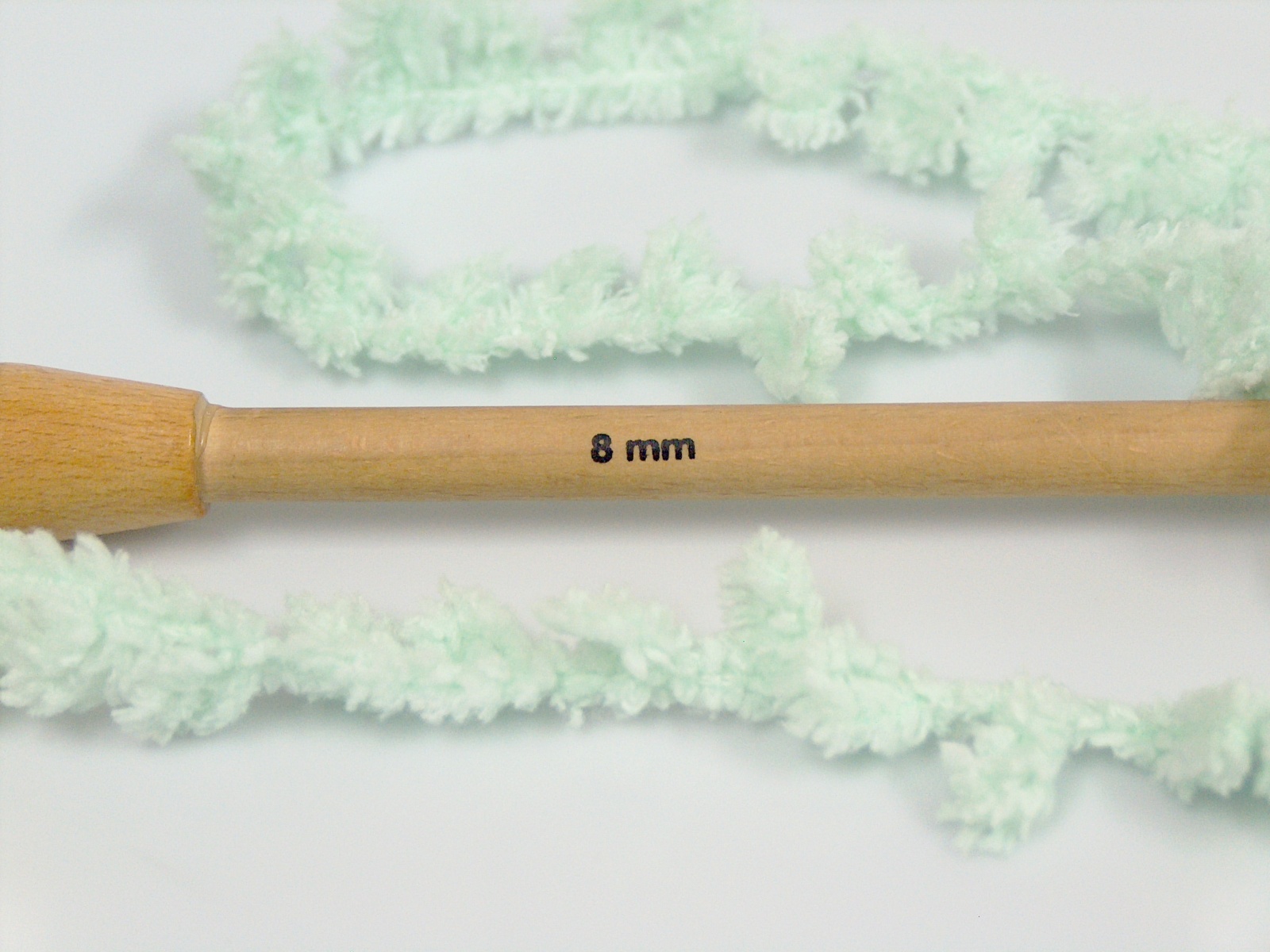 Lot of 4 x 100gr Skeins Ice Yarns PUFFY POPCORN (100% Microfiber) Yarn Mint Green - photo 3