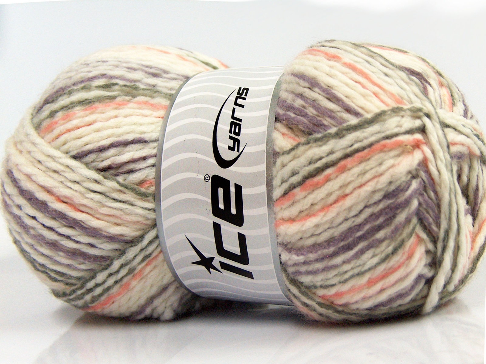 Wool Fun Colors Somon Lavanta Gri Krem