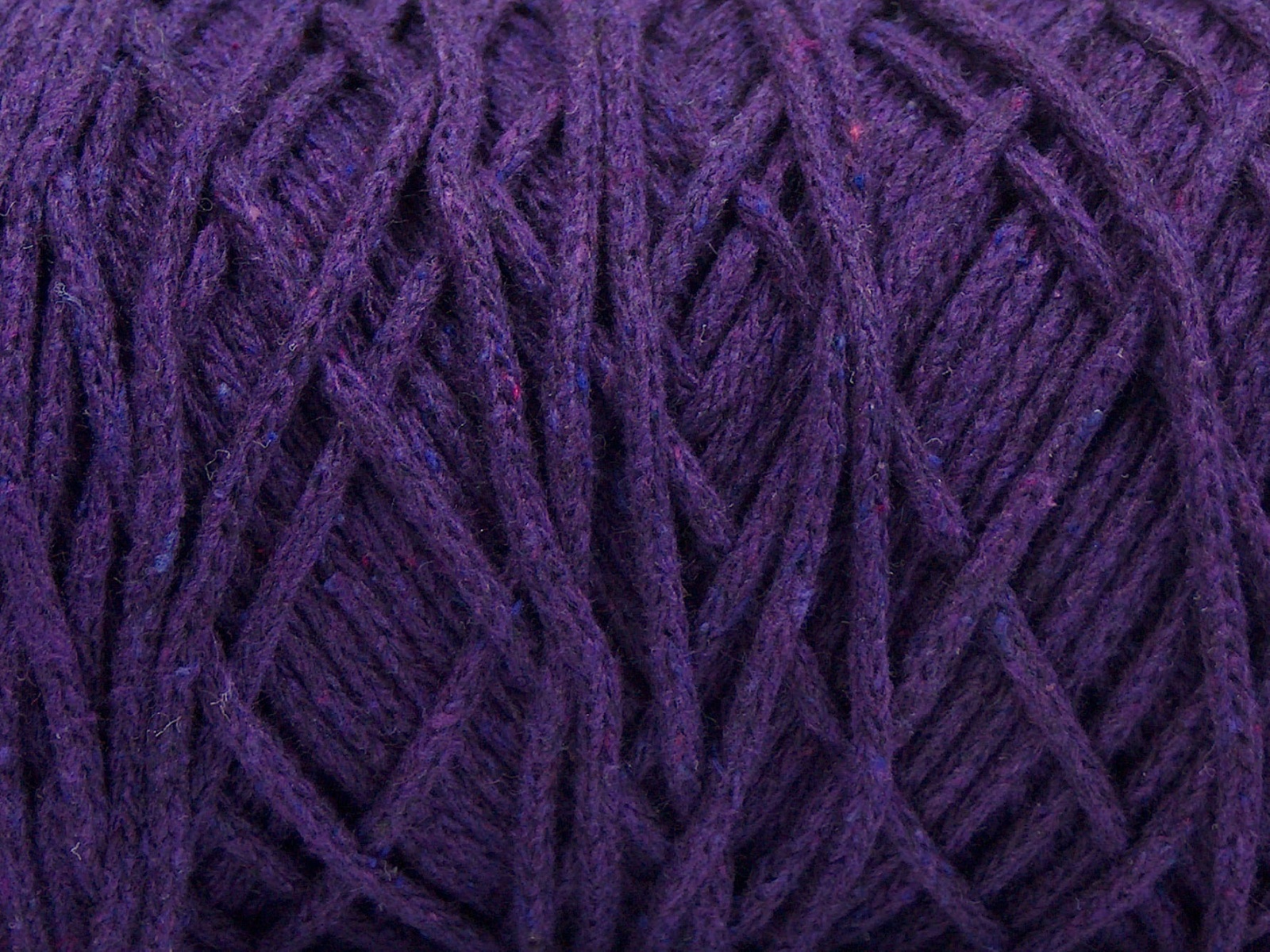 Macrame Cotton Bulky Koyu mor