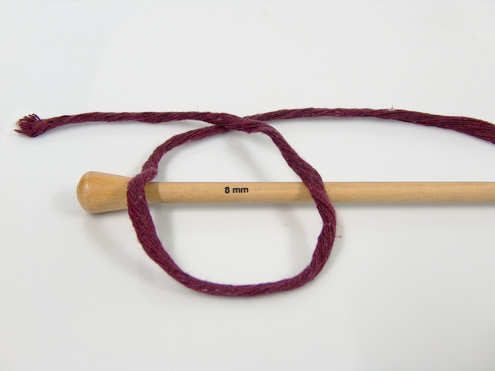 Natural Cotton Jumbo Koyu Bordo