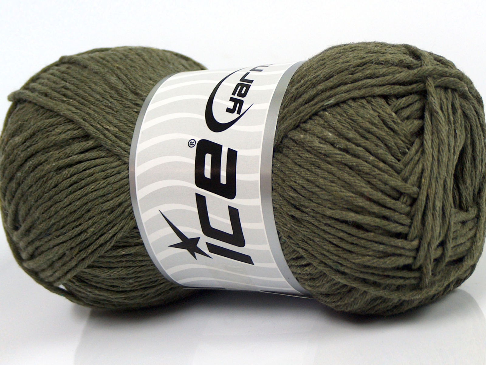 Natural Cotton Worsted Koyu Haki