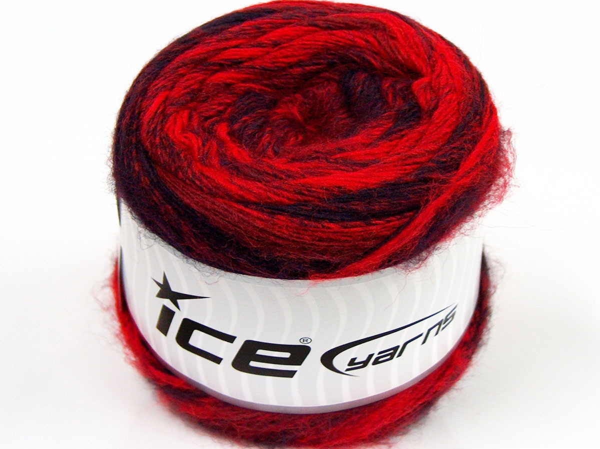 Sale Cakes Yarn Kırmızı Tonları Siyah