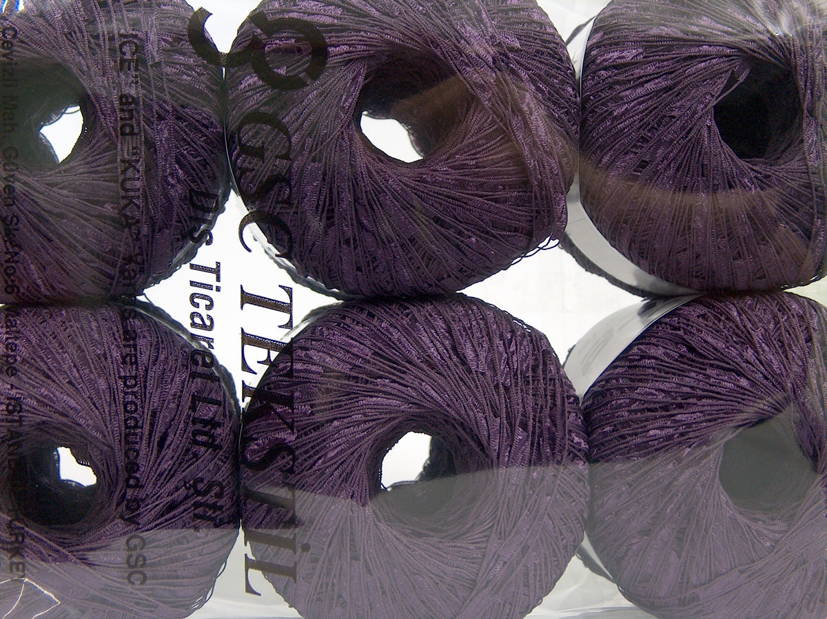 Lot of 6 Skeins Ice Yarns Trellis LADDER Hand Knitting Yarn Purple - photo 4