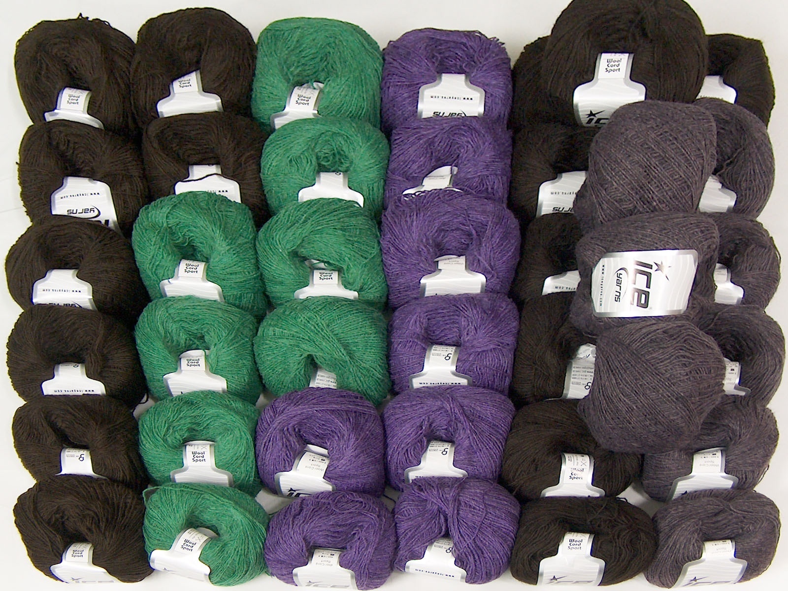 Mixed Lot Wool Cord Sport Yarns