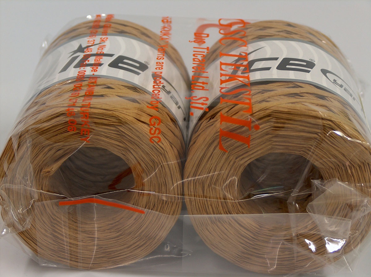 Raffia Koyu Krem