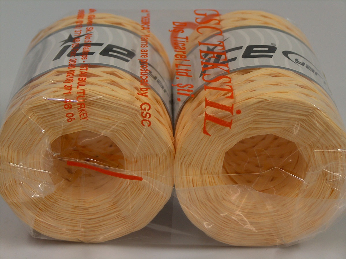 Raffia Açık Somon