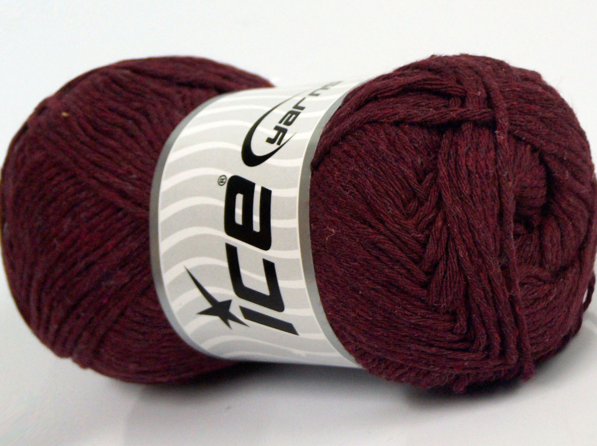 Natural Cotton Worsted Bordo
