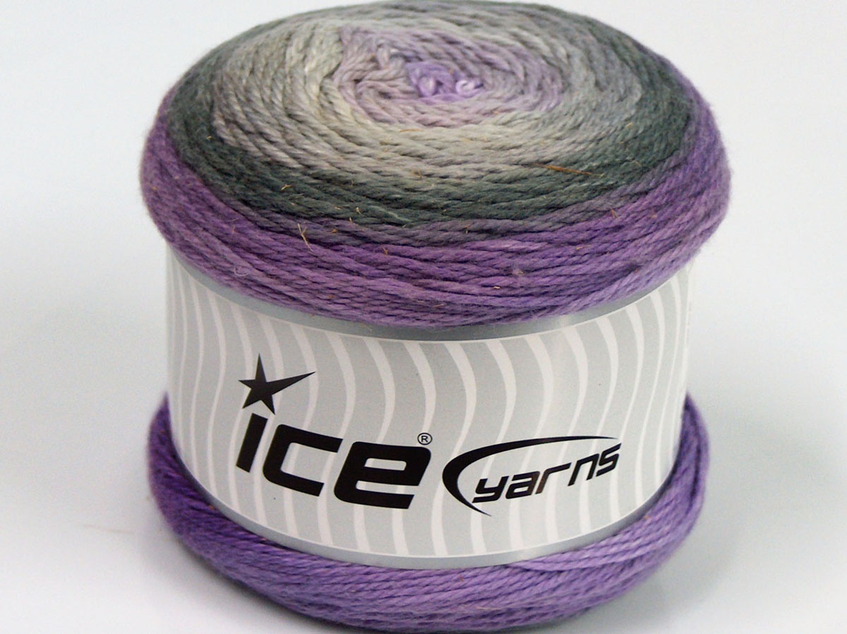Sale Cakes Yarn Leylak Gri Tonları