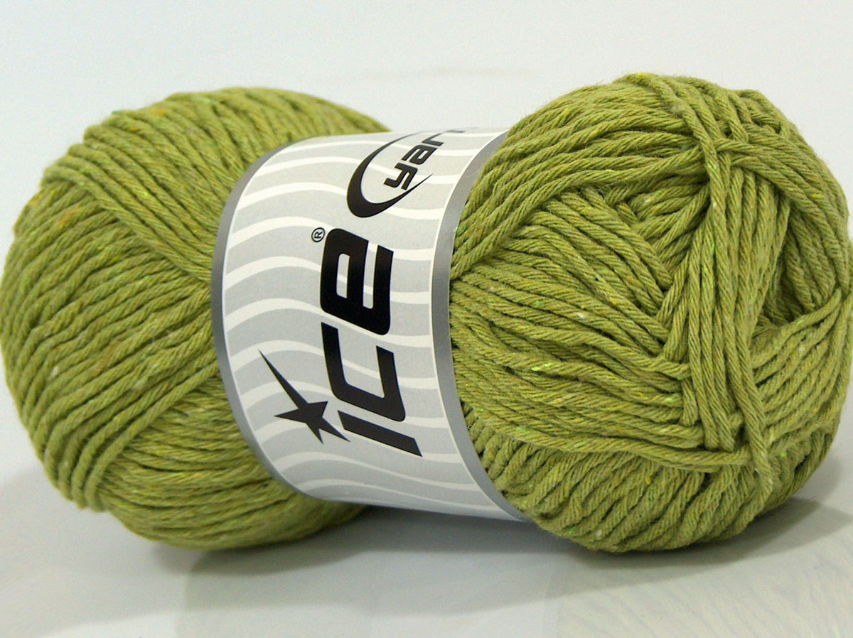 Natural Cotton Worsted Pistachio Green