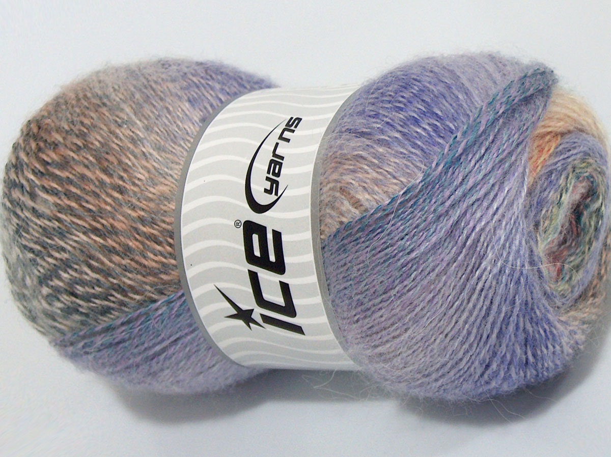 Mohair Pastel Turkuaz Somon Pembe Leylak Yeşil