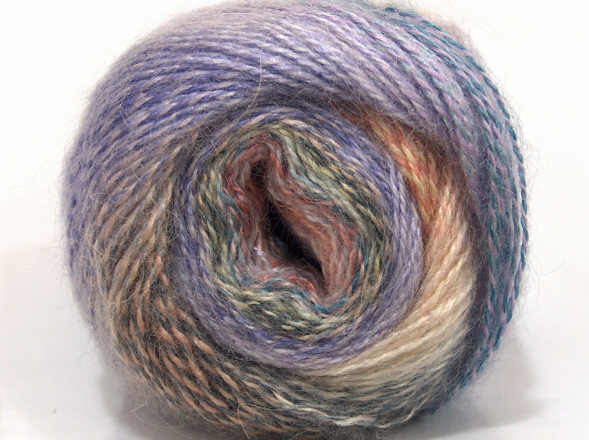 Mohair Pastel Turkuaz Somon Pembe Leylak Yeşil