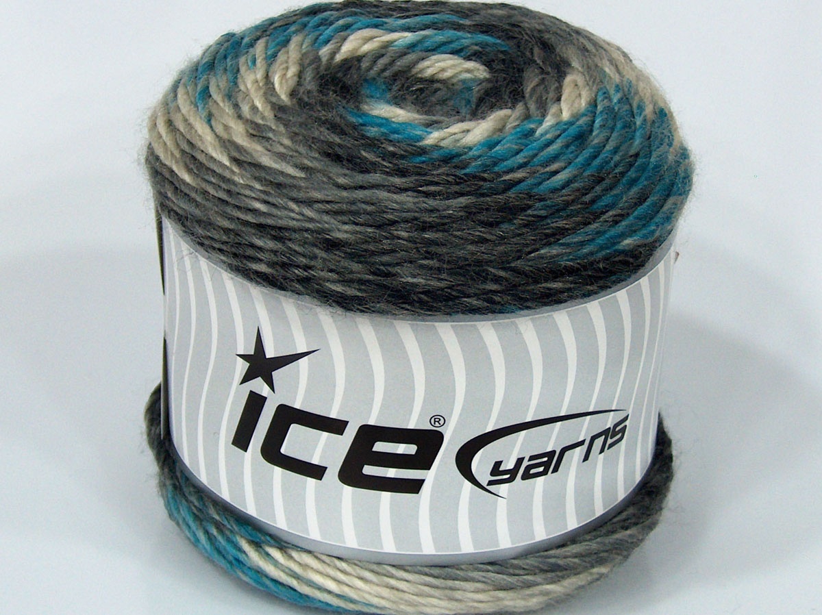 Sale Cakes Yarn Turkuaz Gri Siyah Bej