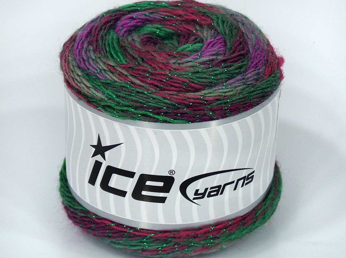 Sale Cakes Yarn Mor Tonları Gri Yeşil