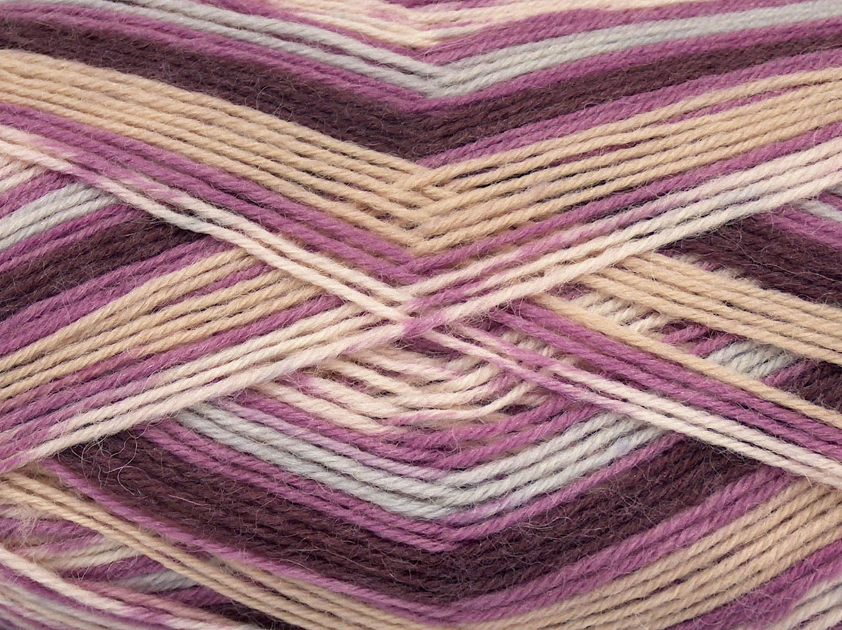 Lavender, Beige, Red, Green Shades