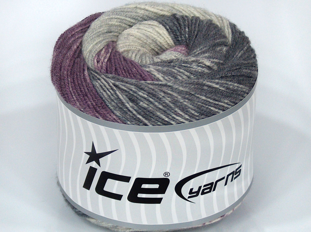 Sale Cakes Yarn Mor Gri Tonları