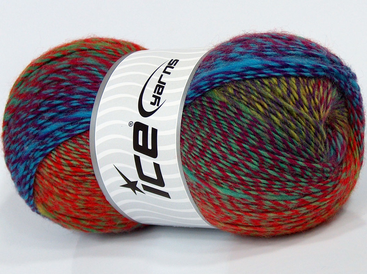 Sale Self-Striping Kırmızı Mor Yeşil Altın Bordo