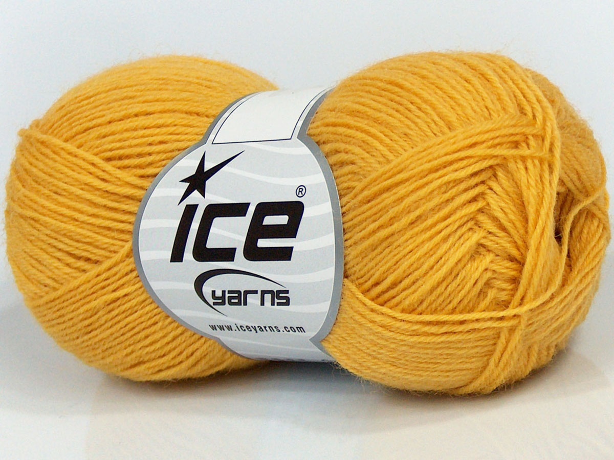 Sale Sock Yarn Koyu sarı