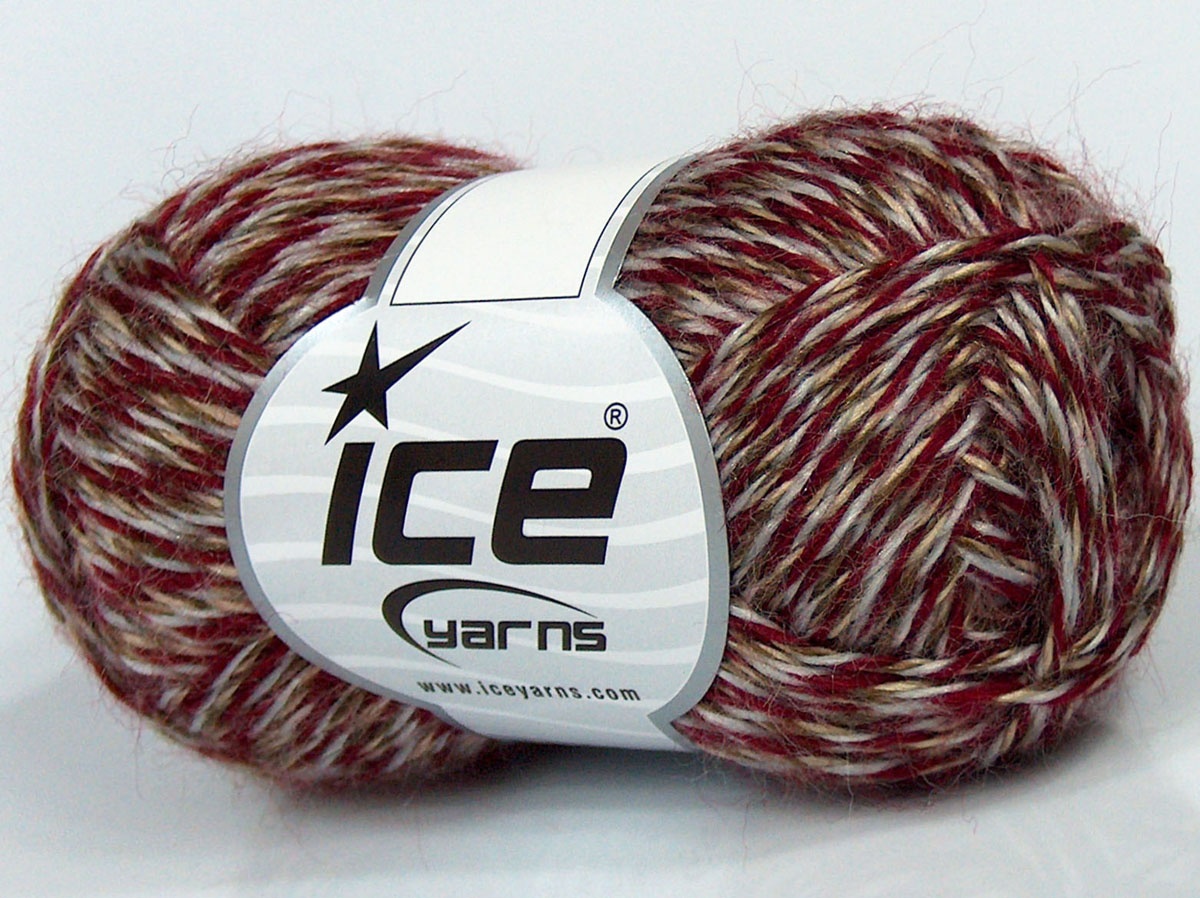Sale Self-Striping Açık Gri Camel Shades Bordo
