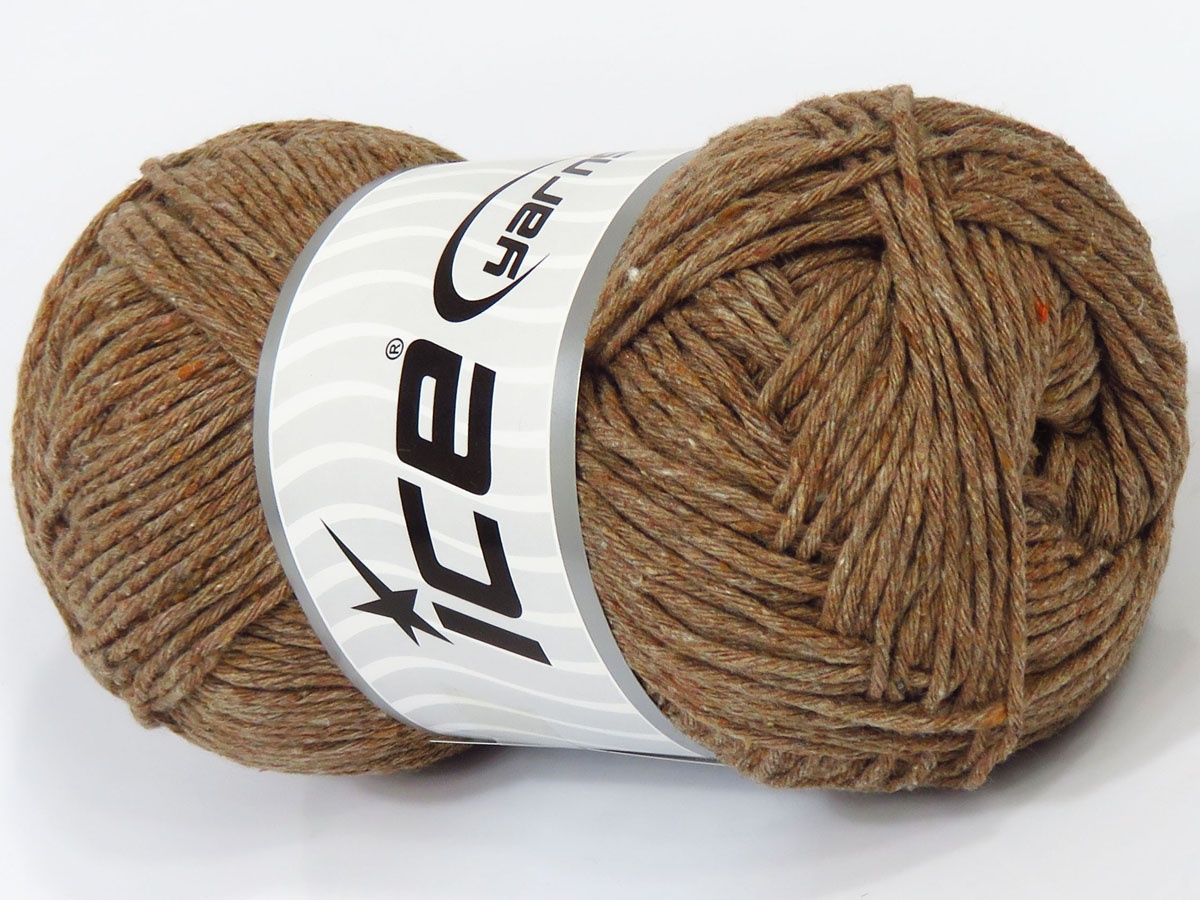 Natural Cotton Worsted Kahverengi