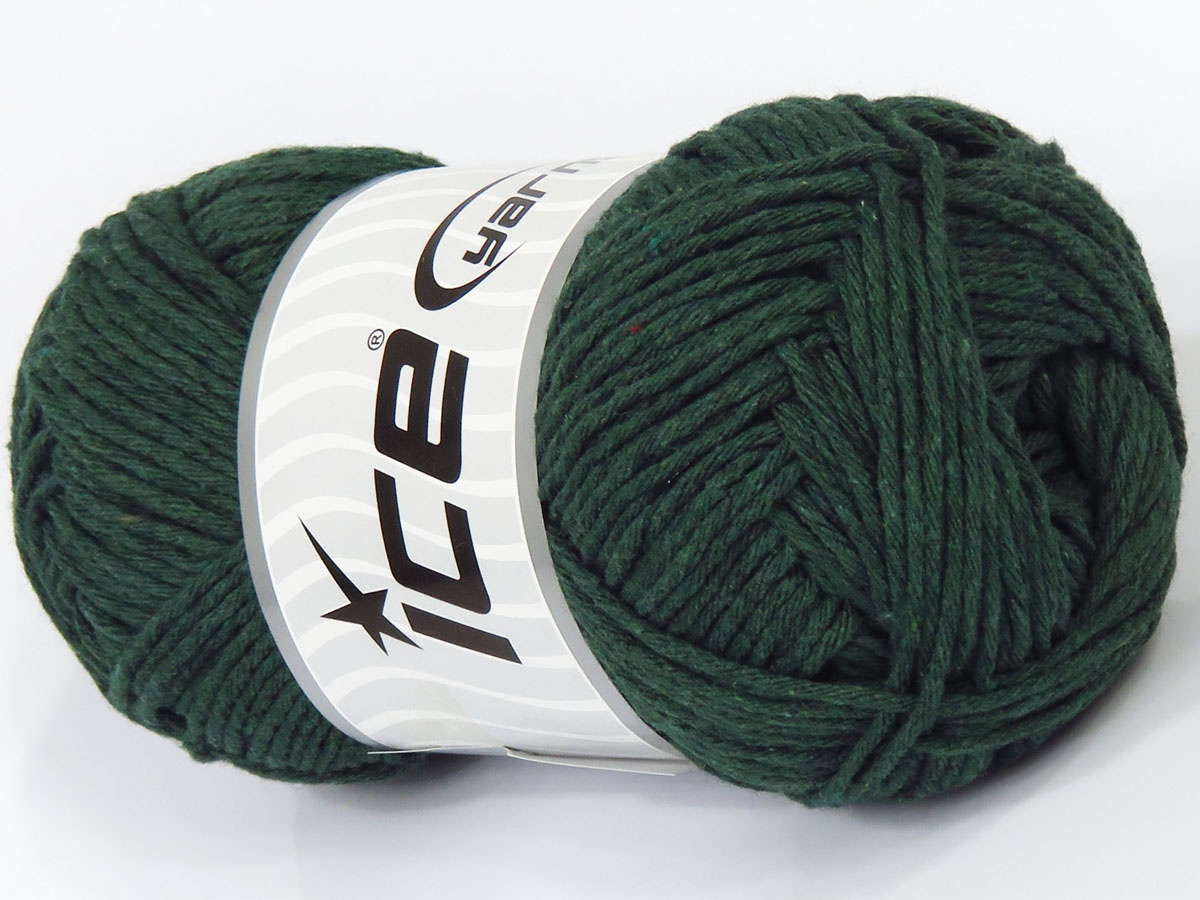 Natural Cotton Worsted Koyu yeşil