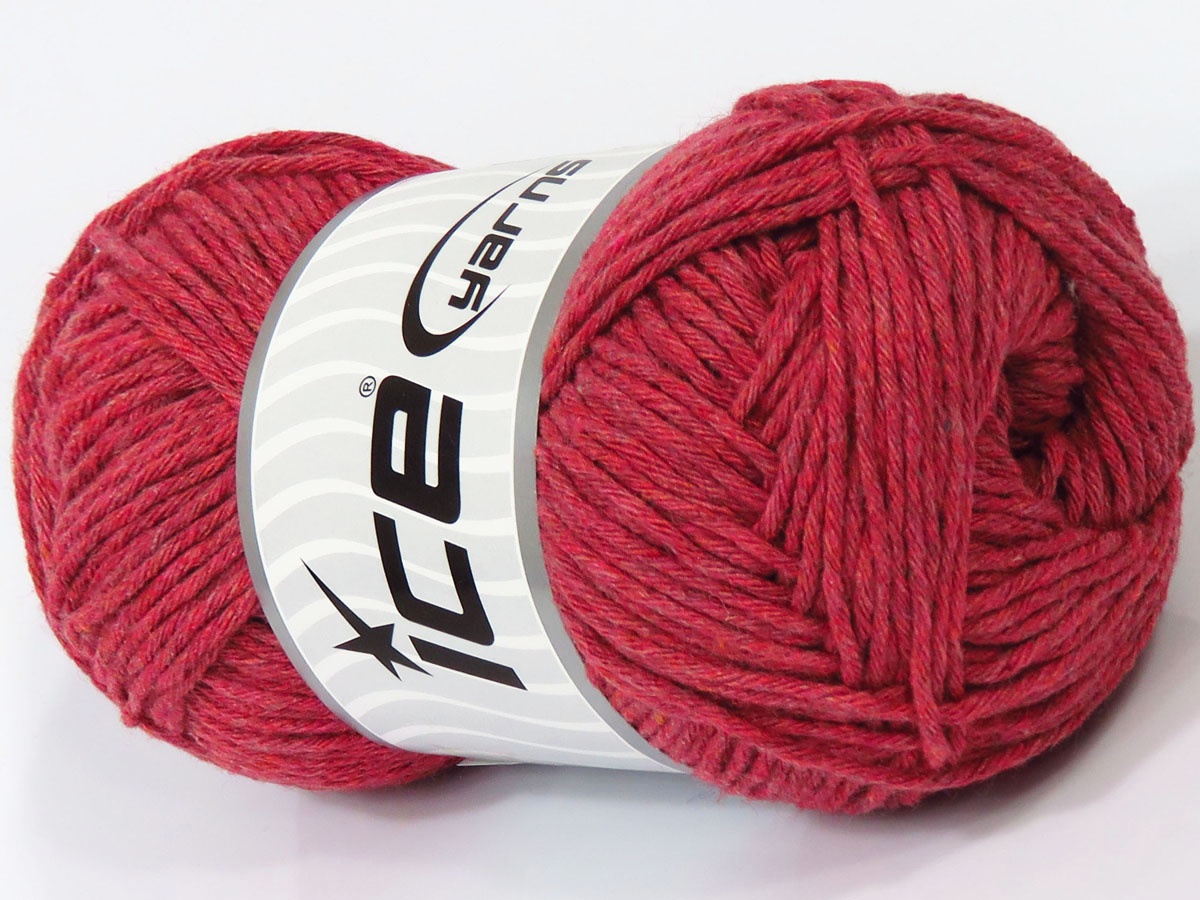 Natural Cotton Worsted Kırmızı