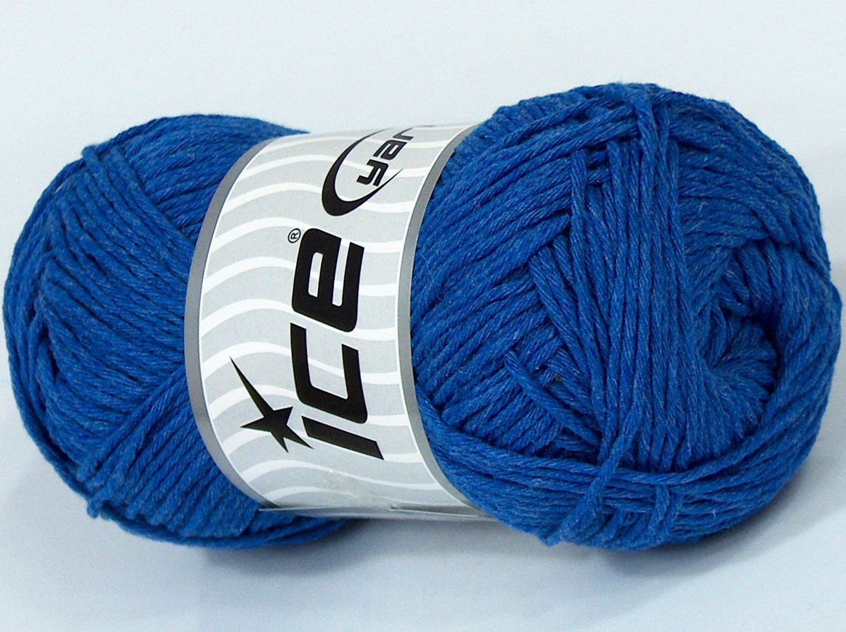 Natural Cotton Worsted Saxe Blue
