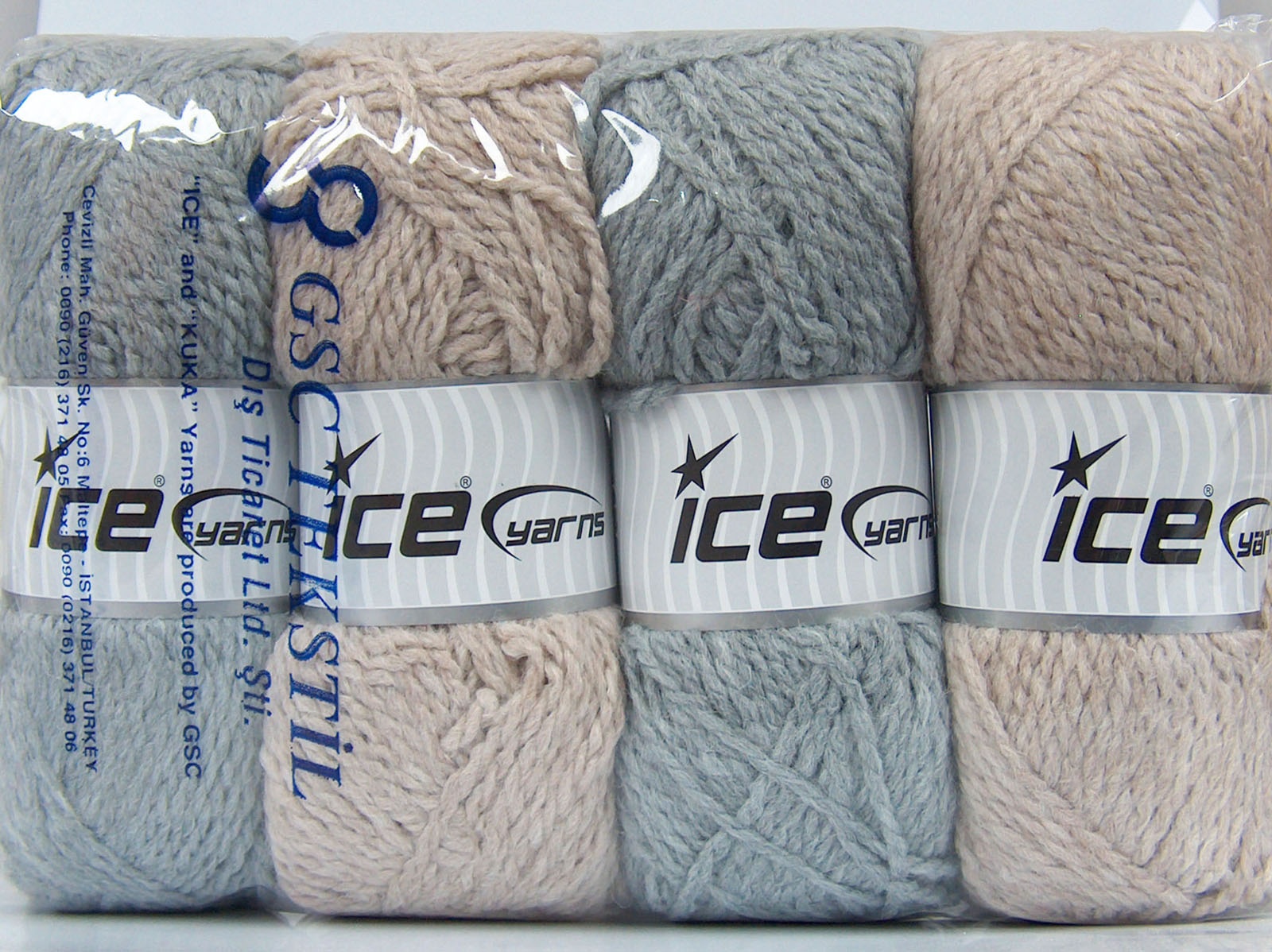 Düz İplilkler Karışım Acrylic Types