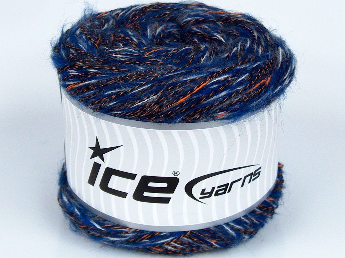 Sale Cakes Yarn Beyaz Altın Mavi Tonları Siyah