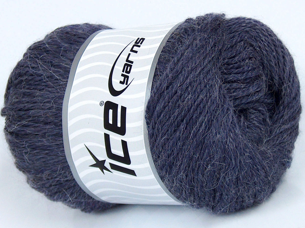 Lot of 4 x 100gr Skeins Ice Yarns NORSK (45% Alpaca25% Wool) Yarn Purple
