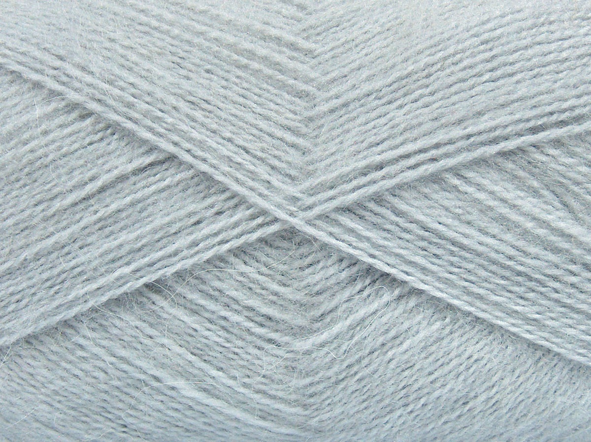 Mohair Pastel Açık Gri