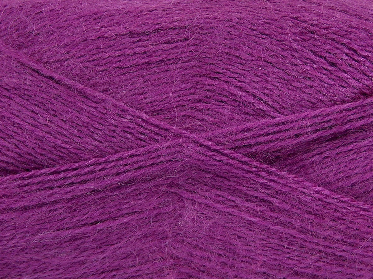 Mohair Pastel Koyu Orkide