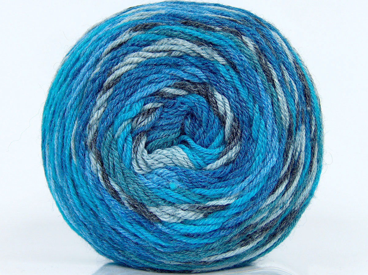 Silk Bamboo Sock Turkuaz Tonları Siyah