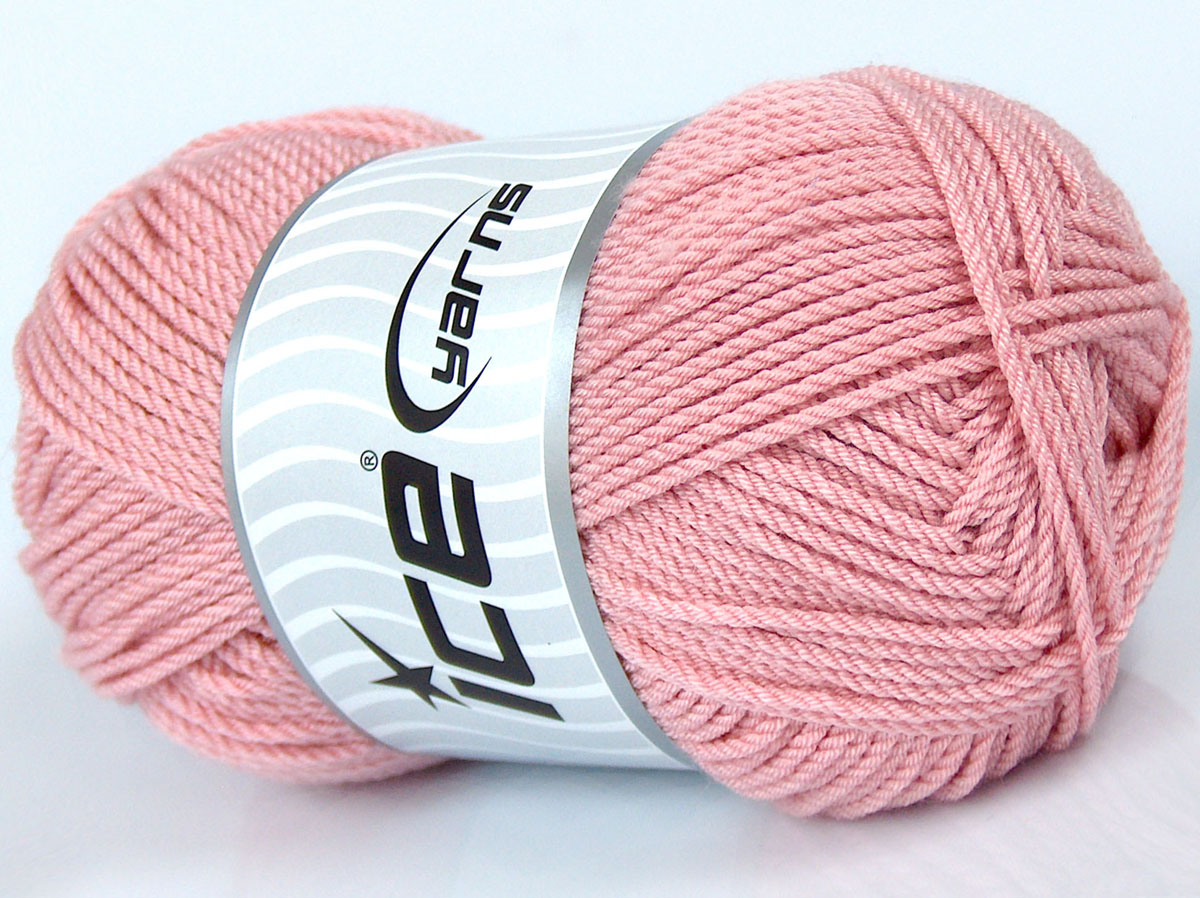 Lot of 4 x 100gr Skeins Ice Yarns WAYUU Hand Knitting Yarn Powder Pink