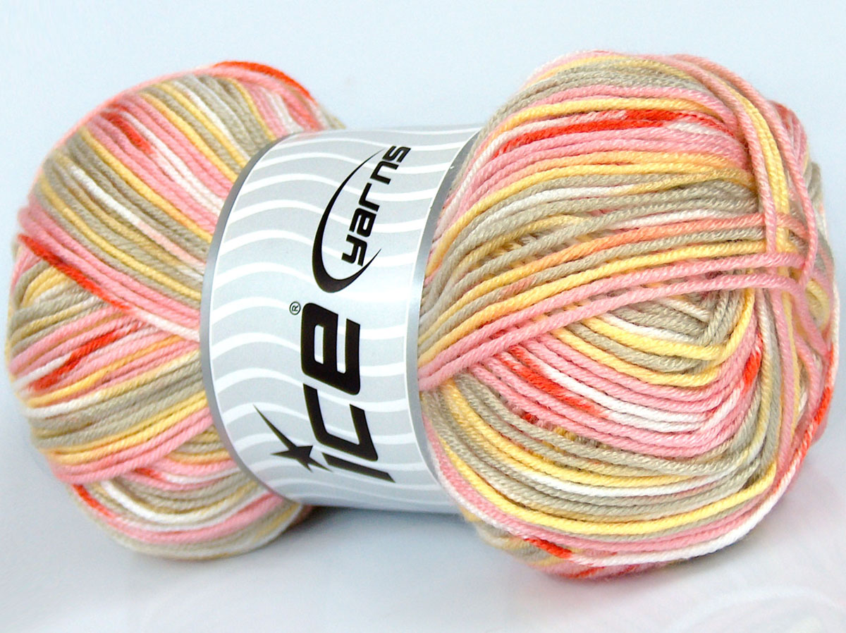Sale Self-Striping Sarı Beyaz Pembe Açık Haki Altın