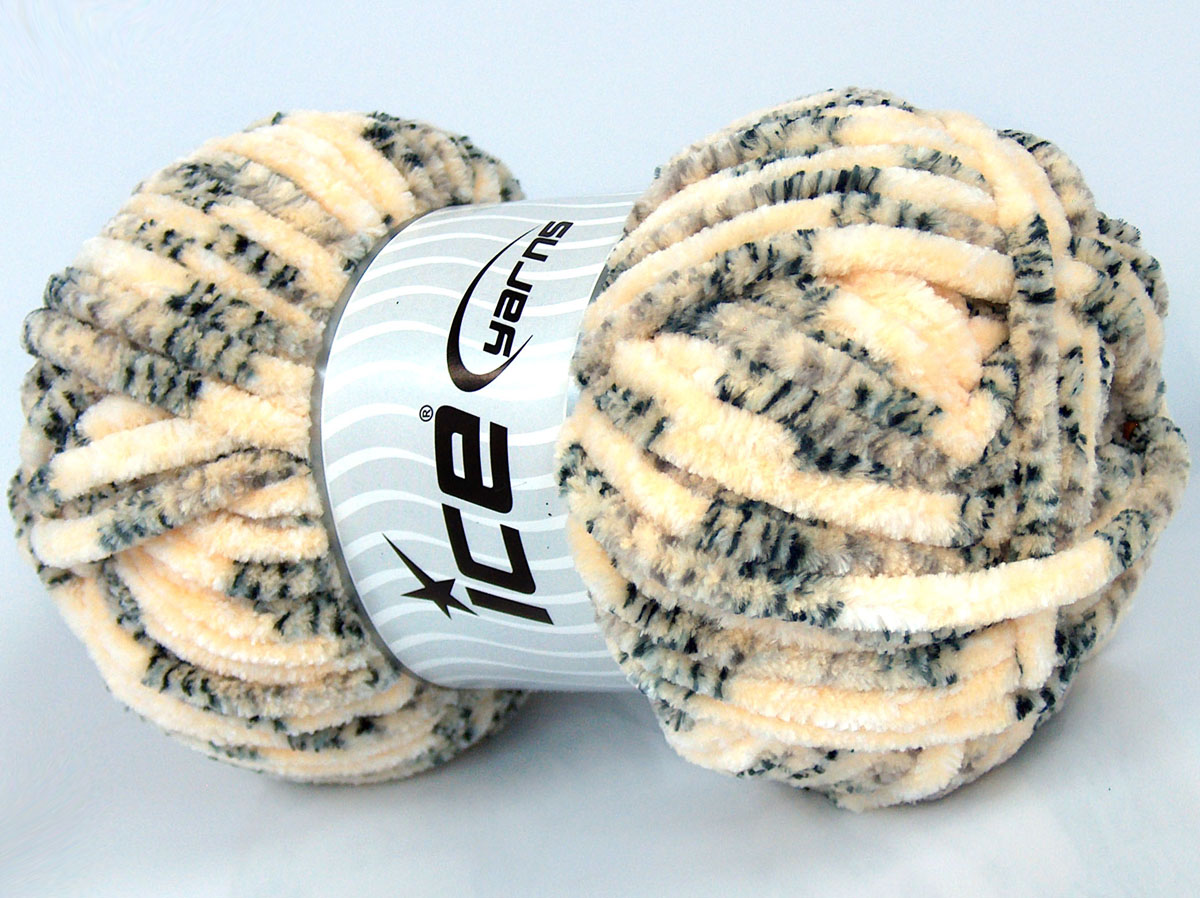 Chenille Tweed Beyaz Gri Tonları Krem Tonları Siyah