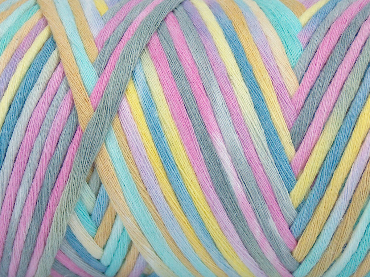 Natural Cotton Color 3mm Sarı Pembe Nane Yeşil Açık Gri Mavi