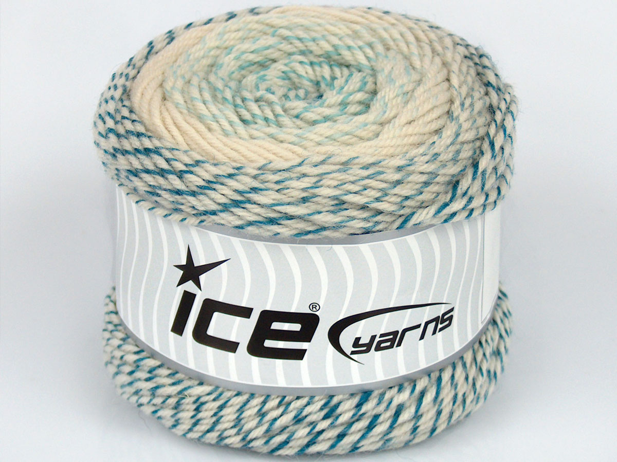 Sale Cakes Yarn Turkuaz Tonları Krem