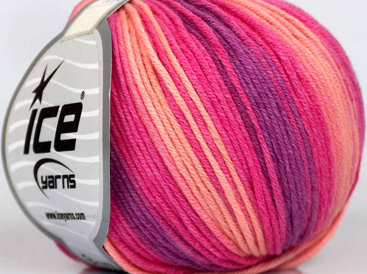 Lorena Batik DK Pembe tonları Leylak
