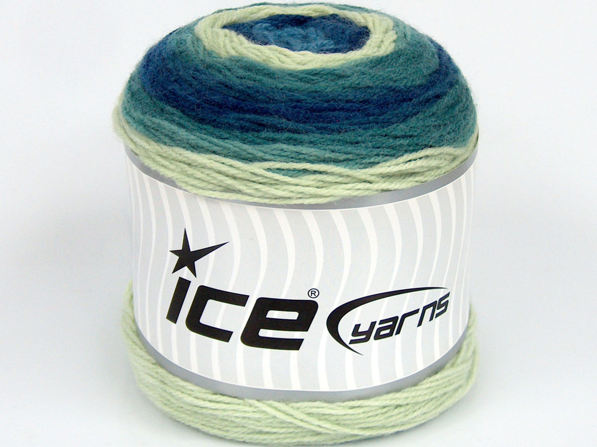 Sale Cakes Yarn Yeşil Tonları Mavi Tonları