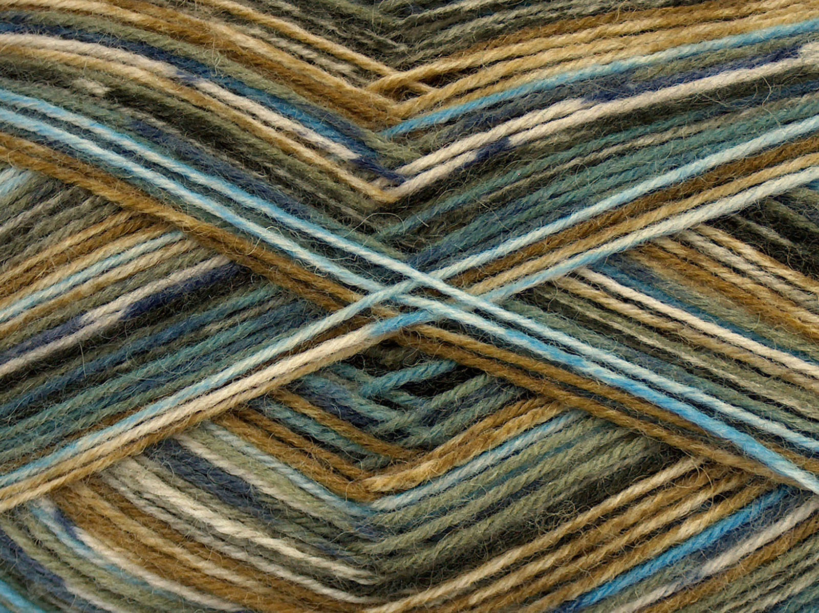 Blue, Cream, Green Shades