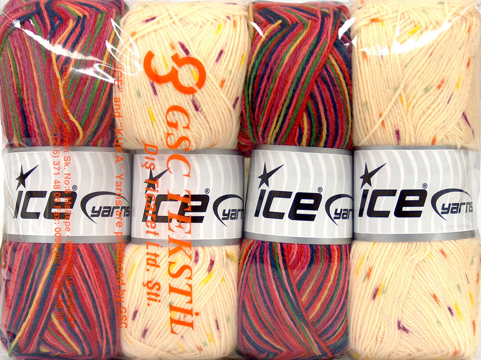 Sale Sock Yarn Çok renkli