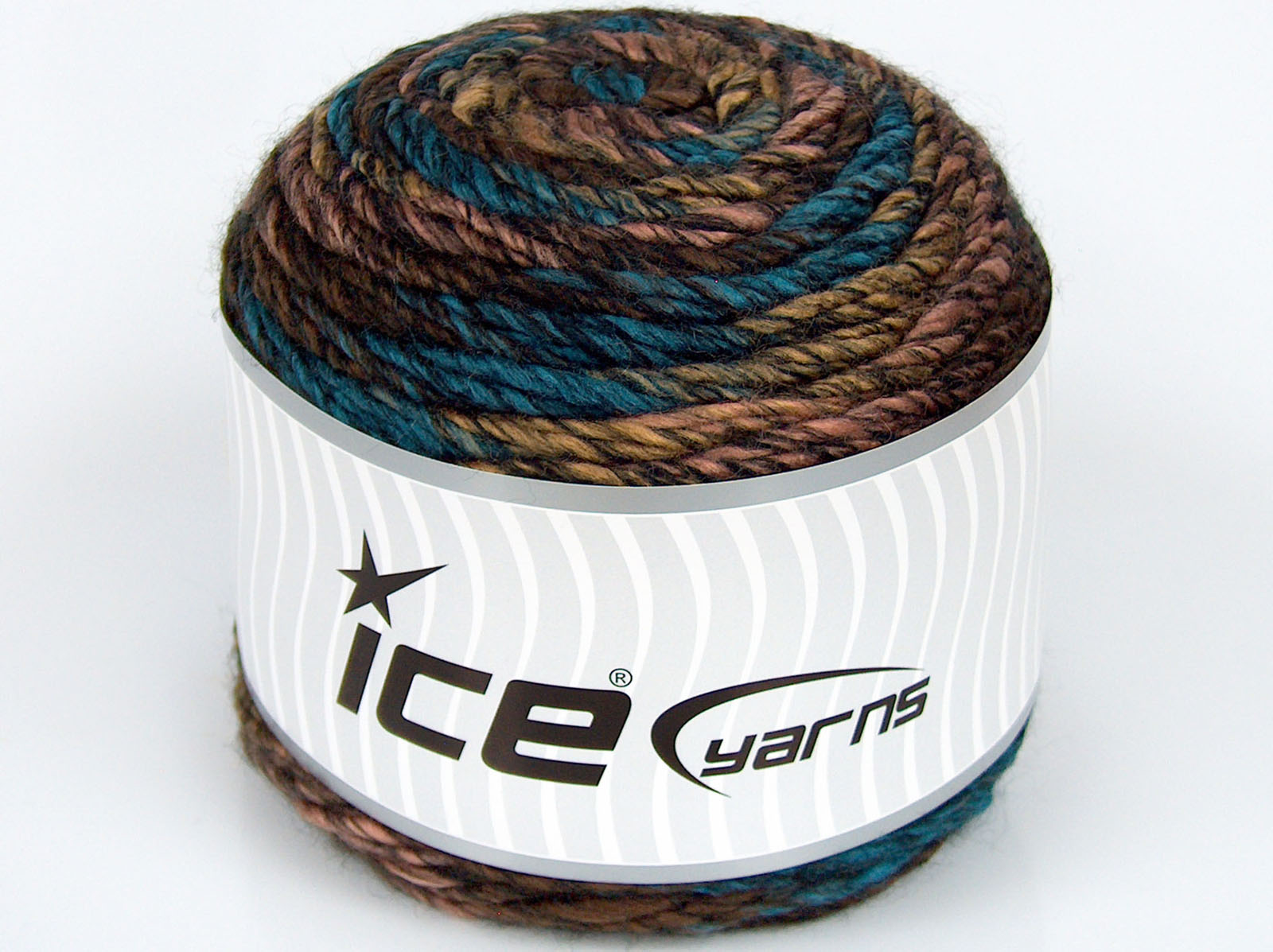 Sale Cakes Yarn Açık Somon Kahverengi Tonları Mavi